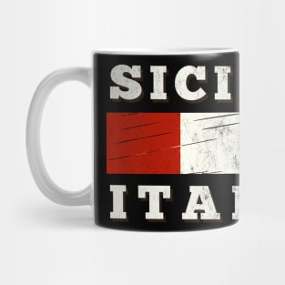 Sicilia / Italian Region Typography Design Mug